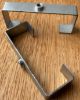 Picture of 4 Clinch-It Stainless-Steel Brackets for 4" (102mm) Slotted Concrete Fence Posts with fixing screw bolts