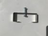 Picture of 2 Stainless-Steel Clinch-It brackets for 4"Concrete Fence Posts with Screw, Hook and Eye Bolts