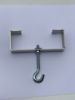 Picture of 2 Stainless-Steel Clinch-It brackets for 4"Concrete Fence Posts with Screw, Hook and Eye Bolts