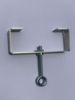 Picture of 2 Stainless-Steel Clinch-It brackets for 4"Concrete Fence Posts with Screw, Hook and Eye Bolts