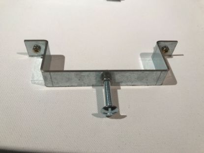 Picture of 8 Clinch-It Fence Panel Bracing Brackets with fixing screw bolts